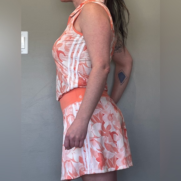 Adidas exclusive “our fairway floral collection” performance skort & top - Picture 8 of 15